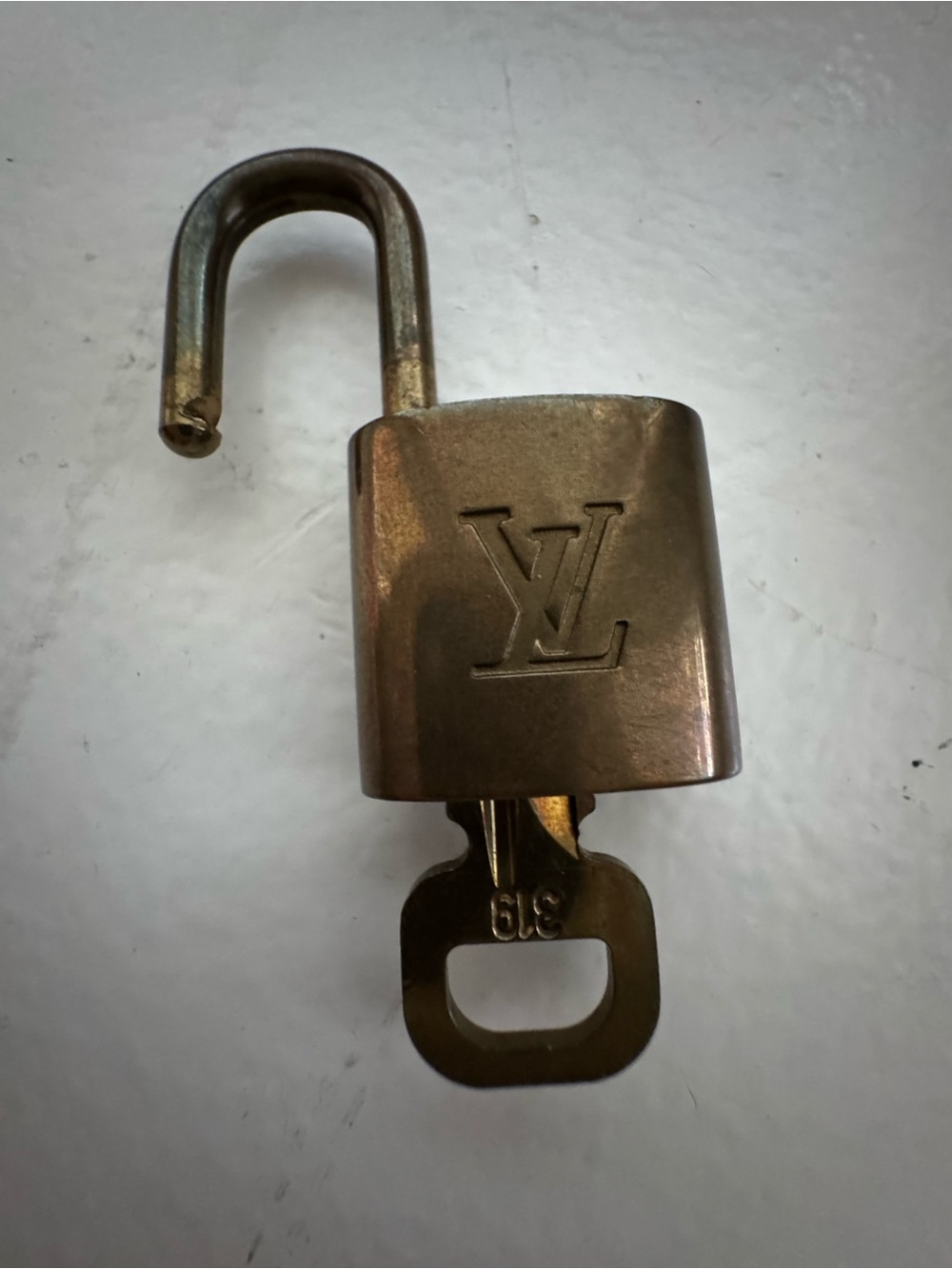 Louis Vuitton Brass Lock & Key - Picture 3 of 3